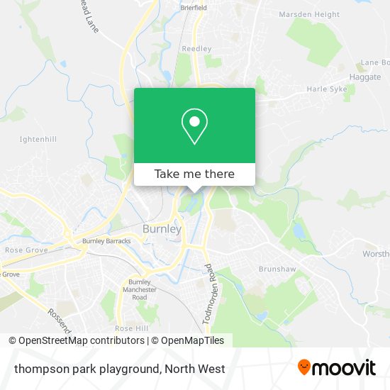 thompson park playground map