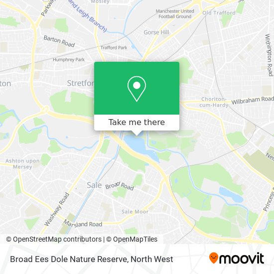 Broad Ees Dole Nature Reserve map