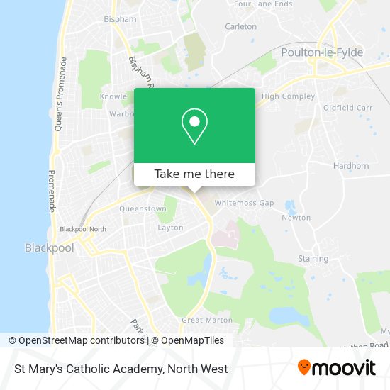 St Mary's Catholic Academy map