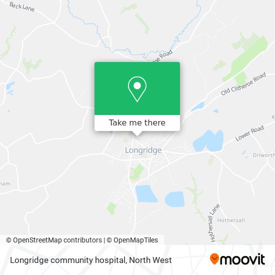 Longridge community hospital map