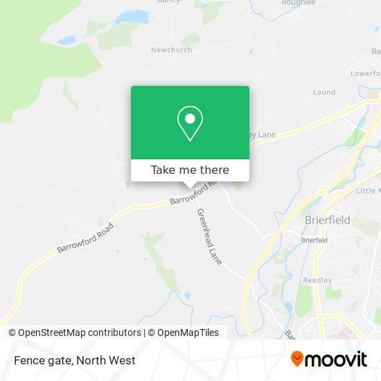 Fence gate map