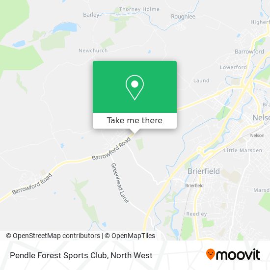 Pendle Forest Sports Club map