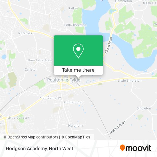 Hodgson Academy map