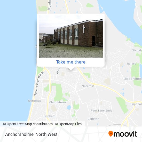 Anchorsholme map