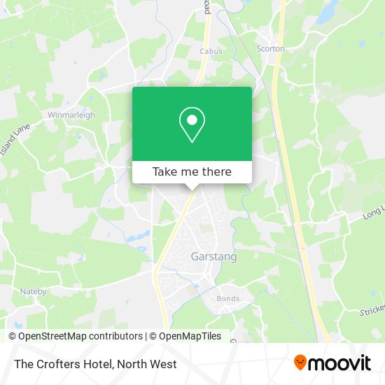 The Crofters Hotel map