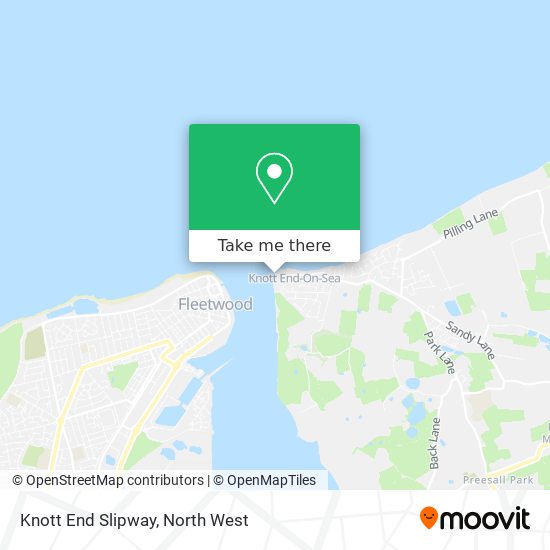 Knott End Slipway map