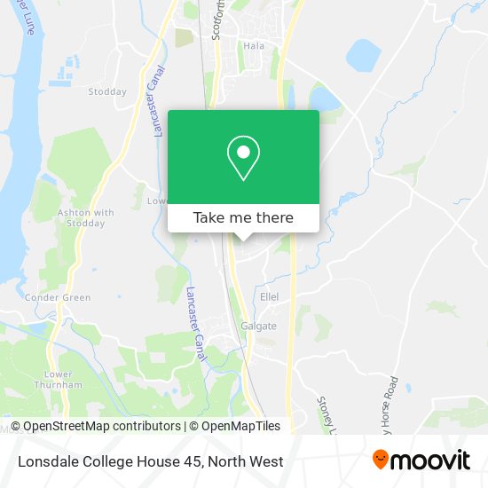 Lonsdale College House 45 map