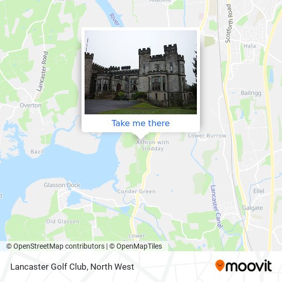 Lancaster Golf Club map