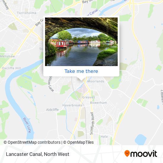 Lancaster Canal map