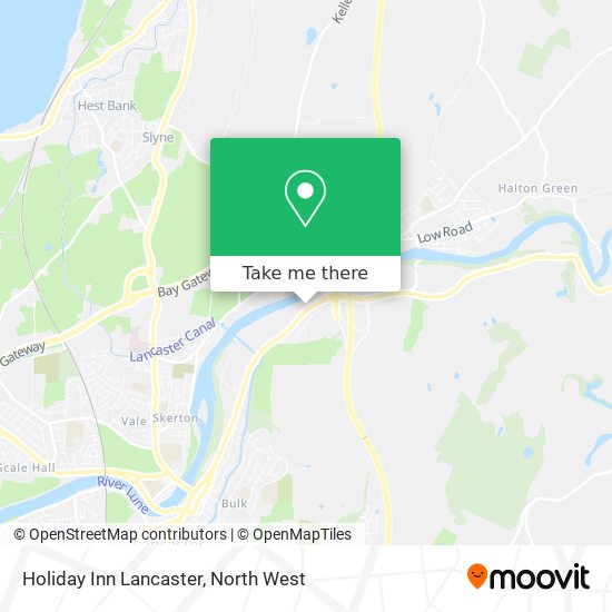 Holiday Inn Lancaster map