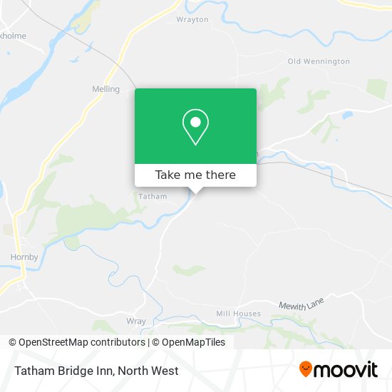 Tatham Bridge Inn map