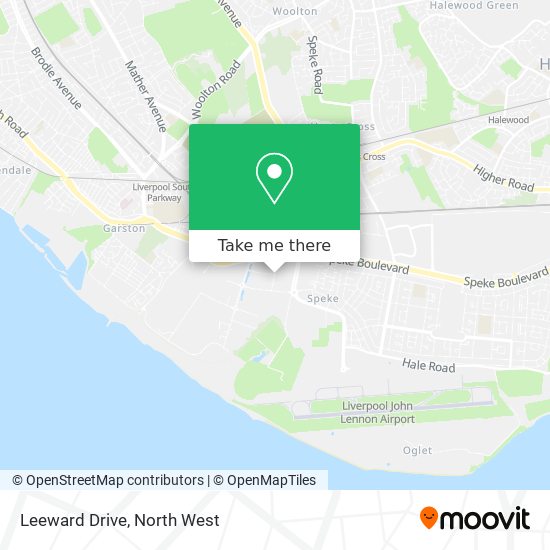 Leeward Drive map