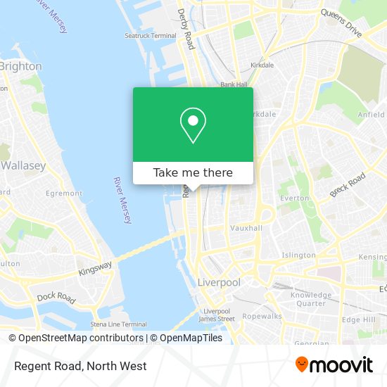 Regent Road map