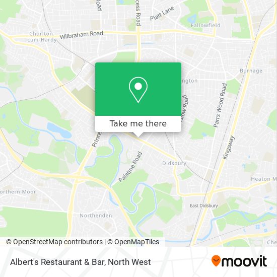 Albert's Restaurant & Bar map