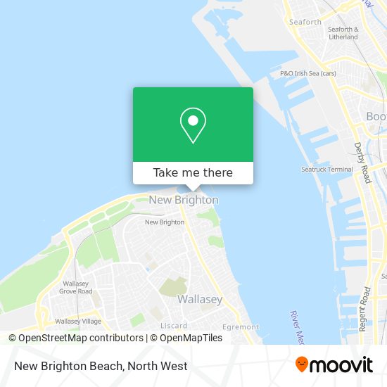 New Brighton Beach map