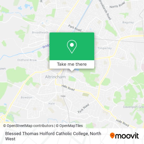 Blessed Thomas Holford Catholic College map
