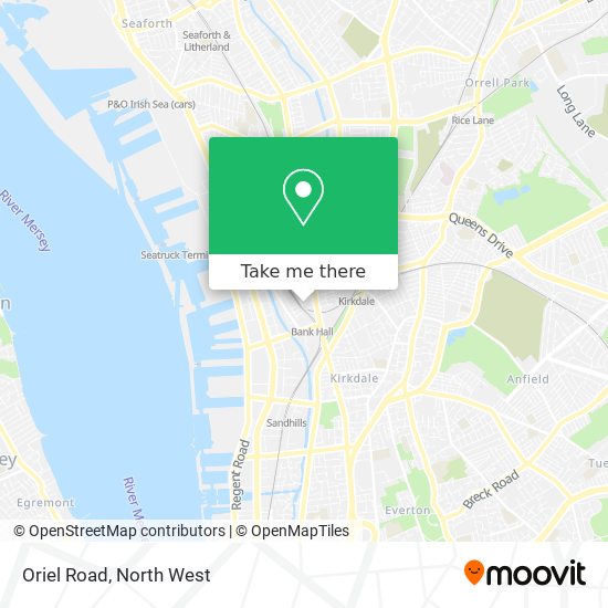 Oriel Road map