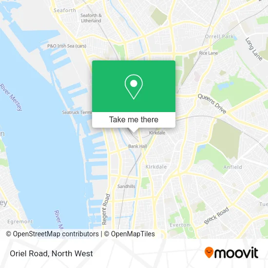 Oriel Road map