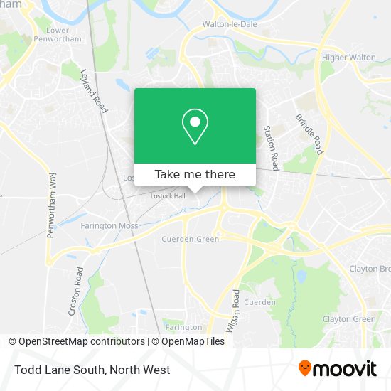 Todd Lane South map
