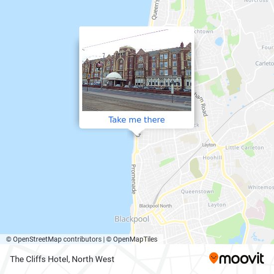 The Cliffs Hotel map