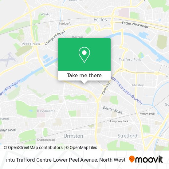 intu Trafford Centre-Lower Peel Avenue map