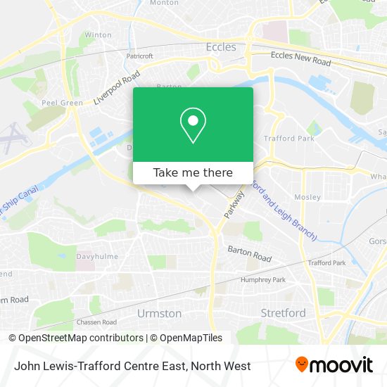 John Lewis-Trafford Centre East map