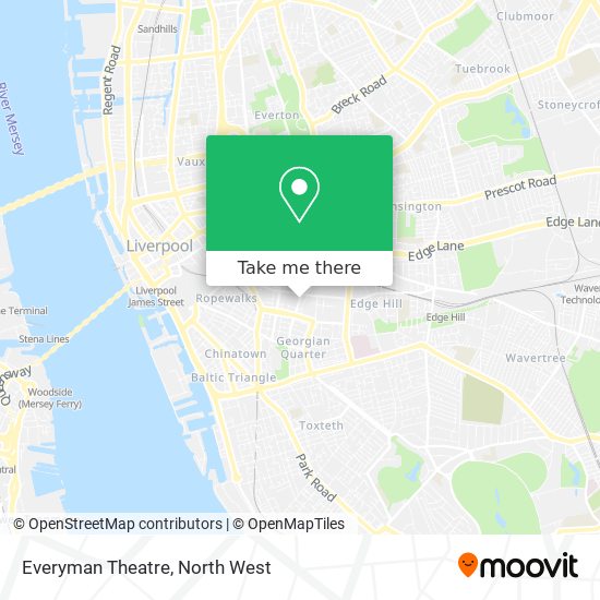 Everyman Theatre map