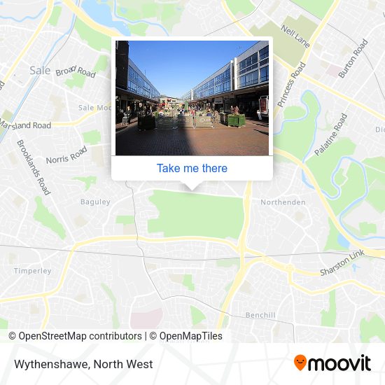 Wythenshawe map