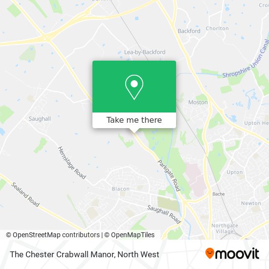 The Chester Crabwall Manor map
