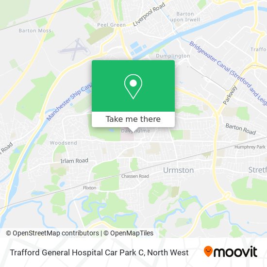 Trafford General Hospital Car Park C map