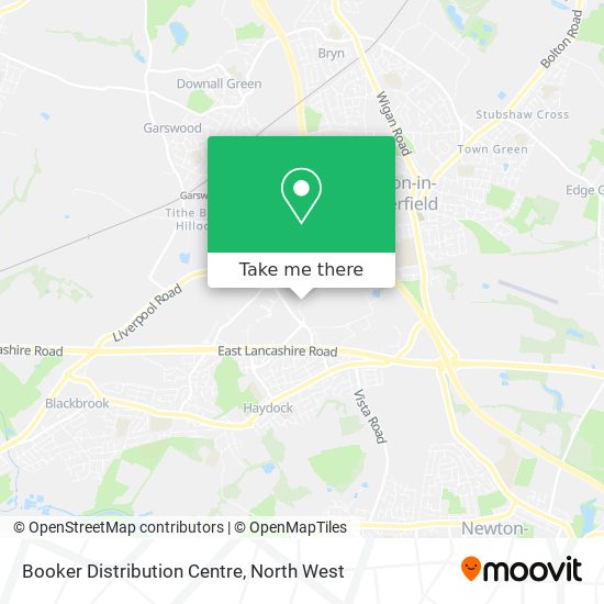 Booker Distribution Centre map