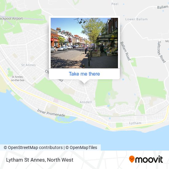 Lytham St Annes map