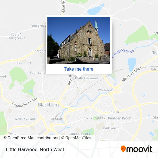 Little Harwood map