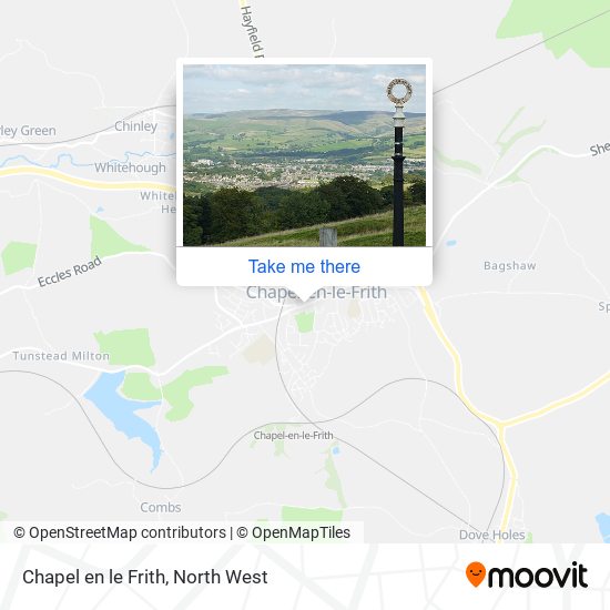 Chapel en le Frith map