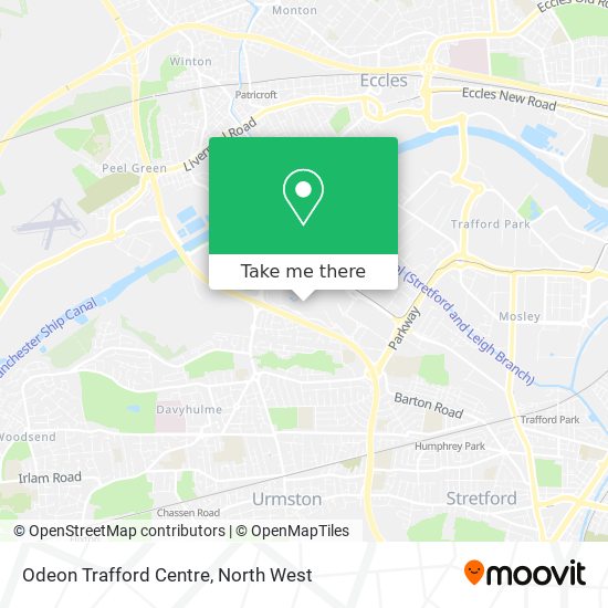 Odeon Trafford Centre map