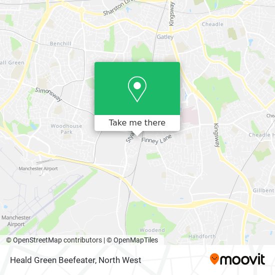 Heald Green Beefeater map