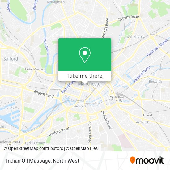 Indian Oil Massage map