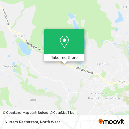 Nutters Restaurant map