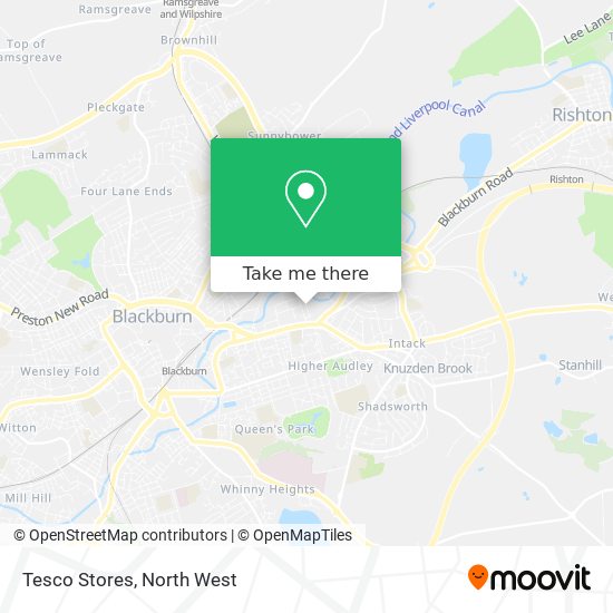 Tesco Stores map