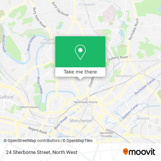 24 Sherborne Street map