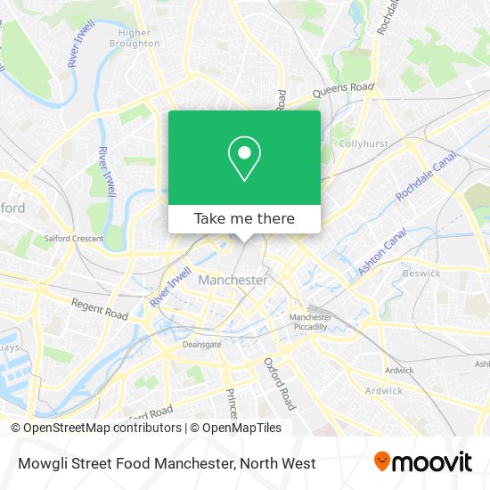 Mowgli Street Food Manchester map