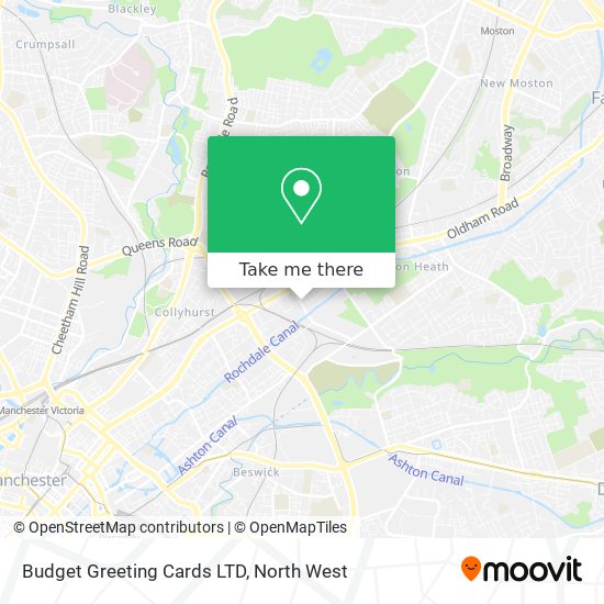 Budget Greeting Cards LTD map