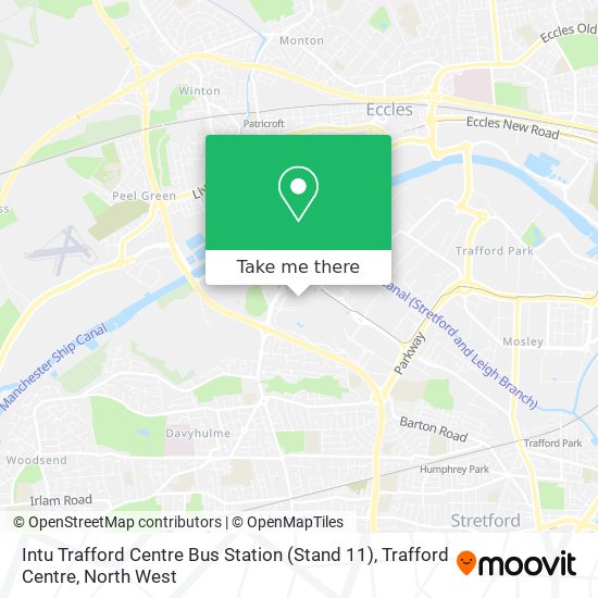 Intu Trafford Centre Bus Station (Stand 11), Trafford Centre map