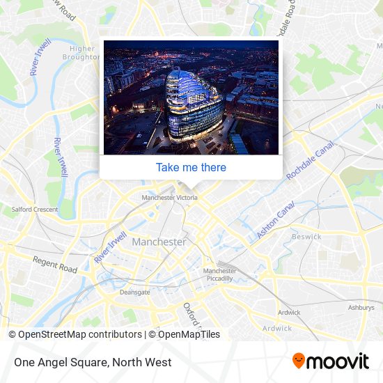 One Angel Square map