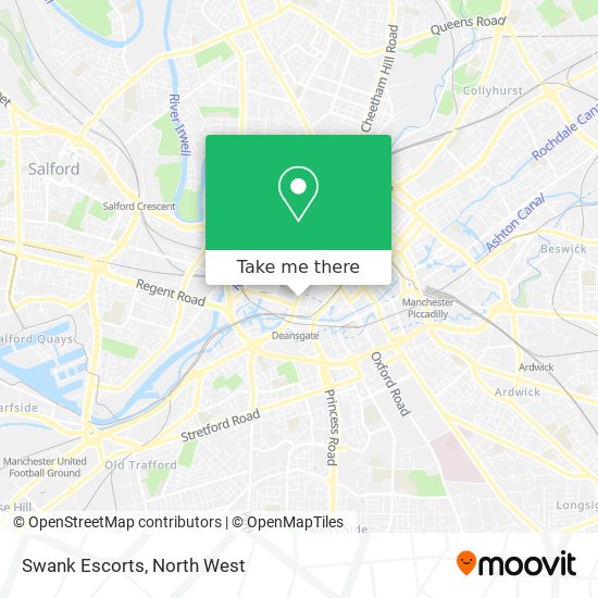 Swank Escorts map