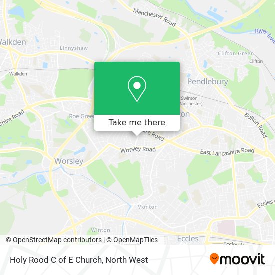 Holy Rood C of E Church map