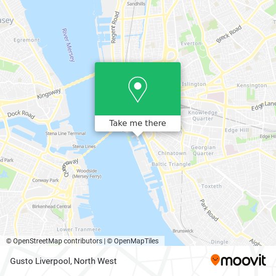 Gusto Liverpool map