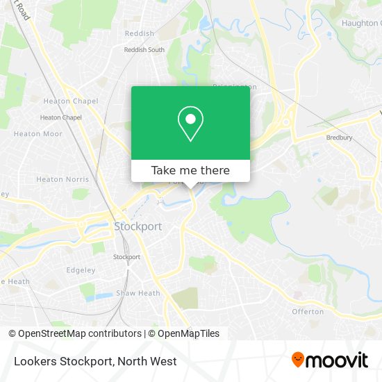 Lookers Stockport map