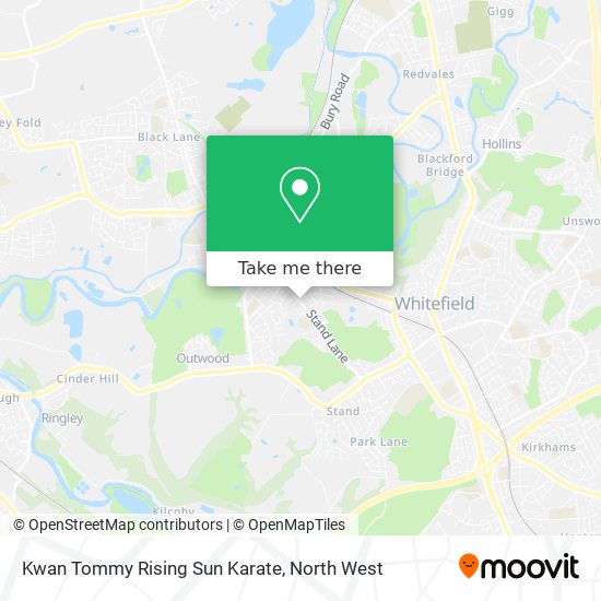 Kwan Tommy Rising Sun Karate map