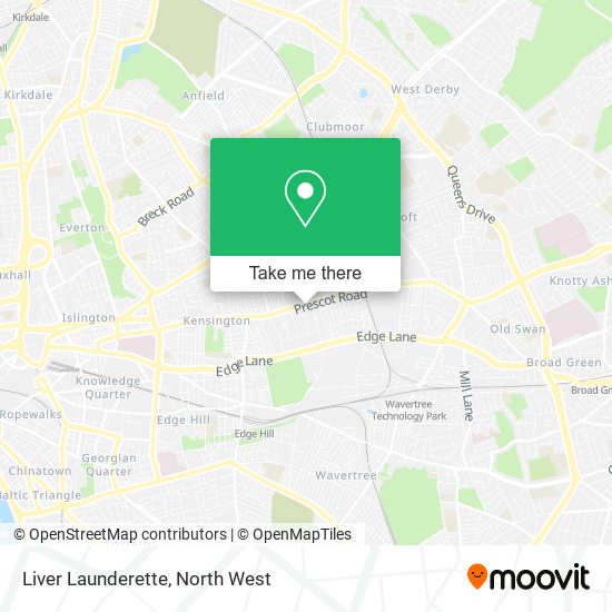 Liver Launderette map